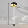 Globo Lighting lampada da terra metallo nero opaco, tessuto Anteprima dell’immagine prodotto 8