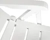 vidaXL Sedie da giardino regolabili 2 pz. Plastica Bianco Anteprima dell’immagine prodotto 6