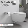 ECENCE 1x Toilettenpapierhalter + 2x Handtuchhaken ohne Produktbild-Vorschau 3