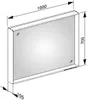 KEUCO 33298113003 Lichtspiegel X-Line 33298, DALI, mit Produktbild-Vorschau 2
