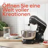 KitchenBrothers Küchenmaschine 2000W Schwarz - 6,2L Produktbild-Vorschau 2