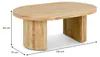 Couchtisch AMBA aus massivem Mangoholz - Natur Produktbild-Vorschau 10
