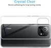 A clear phone case is shown on top of a smartphone. Produktbild-Vorschau