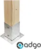 ADGO Copri palo, ancoraggio a terra per pali in legno, Anteprima dell’immagine prodotto 3