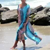 Letní šaty - Maxi šaty - Dlouhá plážová tunika - Volný boho Náhled obrázku produktu 5