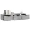 vidaXL Nástěnná skříňka Concrete Grey 102x30x20 cm Dřevěný Náhled obrázku produktu 4