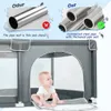 Parc pour bébés Barrière de sécurité 120*160*66cm avec Voir les images du produit 3
