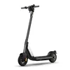 A black and white electric scooter is shown against a plain white background. Produktbild-Vorschau