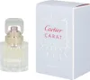 A bottle of Cartier Carat Eau de Parfum and its packaging are displayed side-by-side against a white background. Podgląd zdjęcia produktu