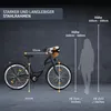 Milord Komfort Fahrrad Mit Weidenkorb Damenfahrrad, 28 Produktbild-Vorschau 3