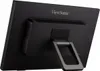The back of a black ViewSonic monitor is shown against a white background. Voir les images du produit