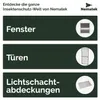 Alu Insektenschutz Uno-Plissee 100x215 cm - Fliegengitter Produktbild-Vorschau 6
