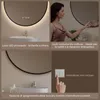 S'AFIELINA Specchio da bagno LED Rotondo 80cm, touch, Anteprima dell’immagine prodotto 11