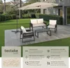 Parasol 350 cm avec housse de protection - beige Voir les images du produit 2