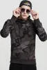 Urban Classics - HIGH NECK Hoody oliv camo - L Produktbild-Vorschau 6