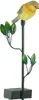 2 x Solar Gartenstecker Vogel grau-gelb-schwarz Produktbild-Vorschau 1