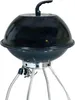 A black and silver gas grill on a white background. Produktbild-Vorschau