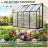 ROSEJANE, szklarnia aluminiowa, odporna na warunki zimowe, Podgląd zdjęcia produktu 6