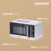 Severin 2-in-1 Mikrowelle mit Grillfunktion 700W, Grillofen Produktbild-Vorschau 4