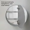 Szafka ?azienkowa z lustrem TALOS okr?g?a Ø 60 cm - Szafka Podgląd zdjęcia produktu 2