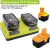 P117 Chargeur Dual Port pour Ryobi Chargeur 18V Voir les images du produit 6