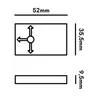 kalb | Interrupteur à effleurement LED dimmable invisible Voir les images du produit 6