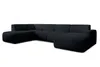 AX LIVING Canapé XXL en U Didim, gris foncé, 378 cm de Voir les images du produit 3