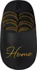 ONVAYA® ABS Gästepantoffel | Home schwarz-gold | 6er Set | Produktbild-Vorschau 1