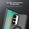 A close-up marketing image of a phone case, highlighting screen and camera protection. Produktbild-Vorschau
