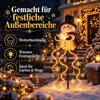 Schneemann Solar Gartenstecker, Weihnachtsdeko für Garten Produktbild-Vorschau 5