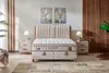 Pointhome Bambi Boxspringbett Set 160 x 200 H3, Kapok Produktbild-Vorschau 2