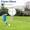 COSTWAY Fußballtor für Kinder, 372,5 x 182,5 cm Produktbild-Vorschau 3