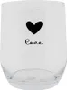 Clayre & Eef Wasserglas 300 ml Glas Herz Produktbild-Vorschau 1
