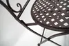 Kobolo Metallstuhl Gartenstuhl Vintage Stuhl aus Metall Produktbild-Vorschau 7