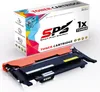 A toner cartridge and its packaging are displayed against a white background. Produktbild-Vorschau