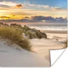 MuchoWow® Poster Strand - Düne - Gras - Sonnenuntergang - Produktbild-Vorschau 1