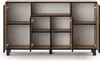 Skandinavische Kommode Sideboard Holz 140x80x35 für Produktbild-Vorschau 3