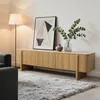 TV Schrank Holz mit 3 Türen, Eichenfarben, Holzoptik, B160 Produktbild-Vorschau 5