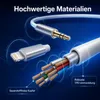 Lightning auf 3,5 mm Klinkenkabel 1m – AUX Audiokabel für Produktbild-Vorschau 6