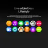 Marketing image showcasing app icons for a smartwatch. Náhled obrázku produktu