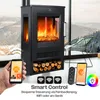 Cheminée électrique KESSER® avec chauffage, vitre Voir les images du produit 3