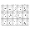 MuchoWow® Mauspad Mousepad Sudoku - Puzzle - Muster 23x19 Produktbild-Vorschau 1