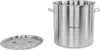 A stainless steel pot and its lid are shown against a white background. Náhľad obrázku produktu