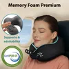 FLOWZOOM COMFY Cuscino da viaggio con cappuccio, memory Anteprima dell’immagine prodotto 8