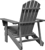 Design New Adirondack-Stuhl Grau 69x85x90,5 cm Massivholz Produktbild-Vorschau 6