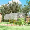 Outsunny Serre de jardin, serre à tomates, bâche renforcée, Voir les images du produit 7