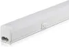 A close-up, studio shot of a white LED light bar against a white background. Produktbild-Vorschau