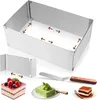 Backrahmen Rechteckig Verstellbar, 10 cm Hohe, für Kuchen, Produktbild-Vorschau 3