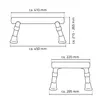 Ridder Bad-Schemel Sam, höhenverstellbar  weiß A0102601 Produktbild-Vorschau 5