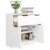 vidaXL Sideboard Weiß 60x30x70 cm Holzwerkstoff Produktbild-Vorschau 4